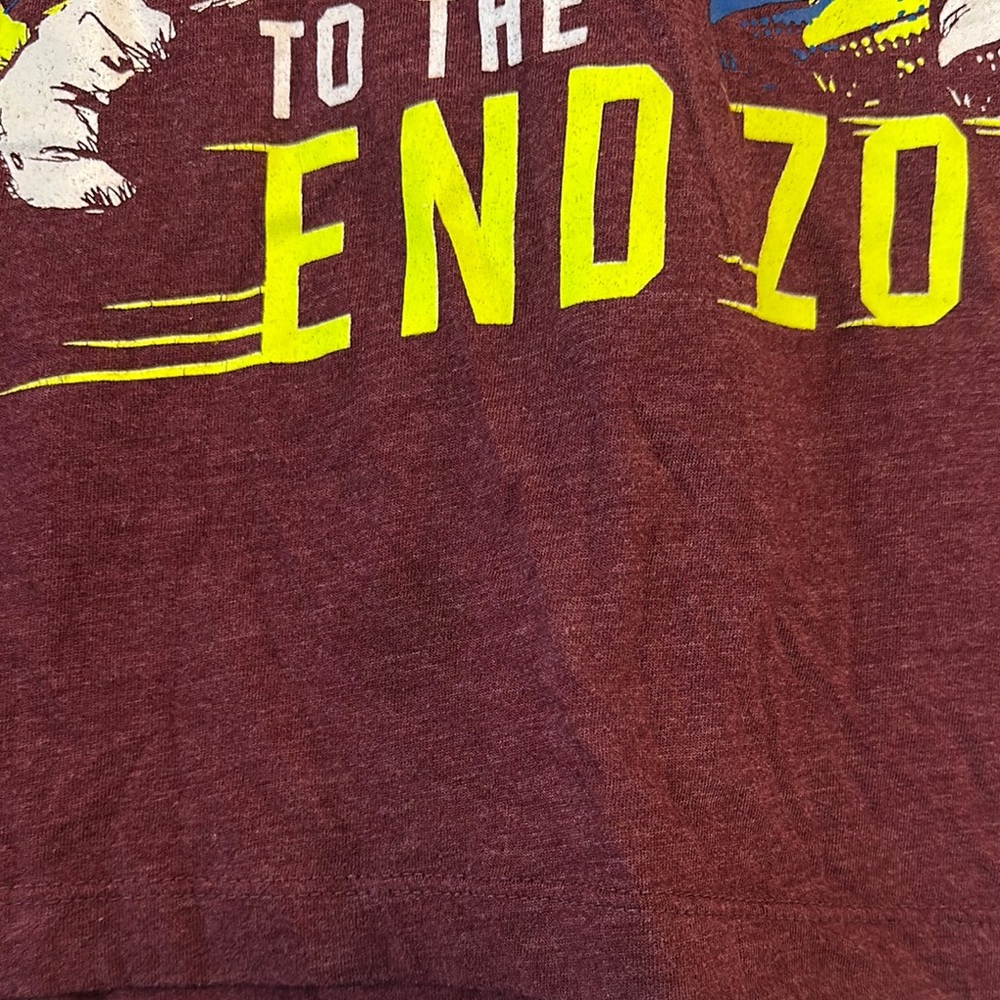 Place Brown and Yellow Long Sleeve Tee with Sporty Graphic - Picture 2 of 9
